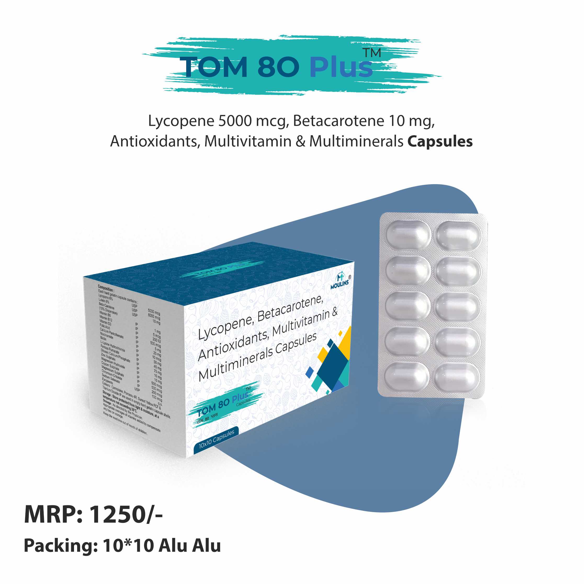 TOM 80 PLUS CAP 10*10